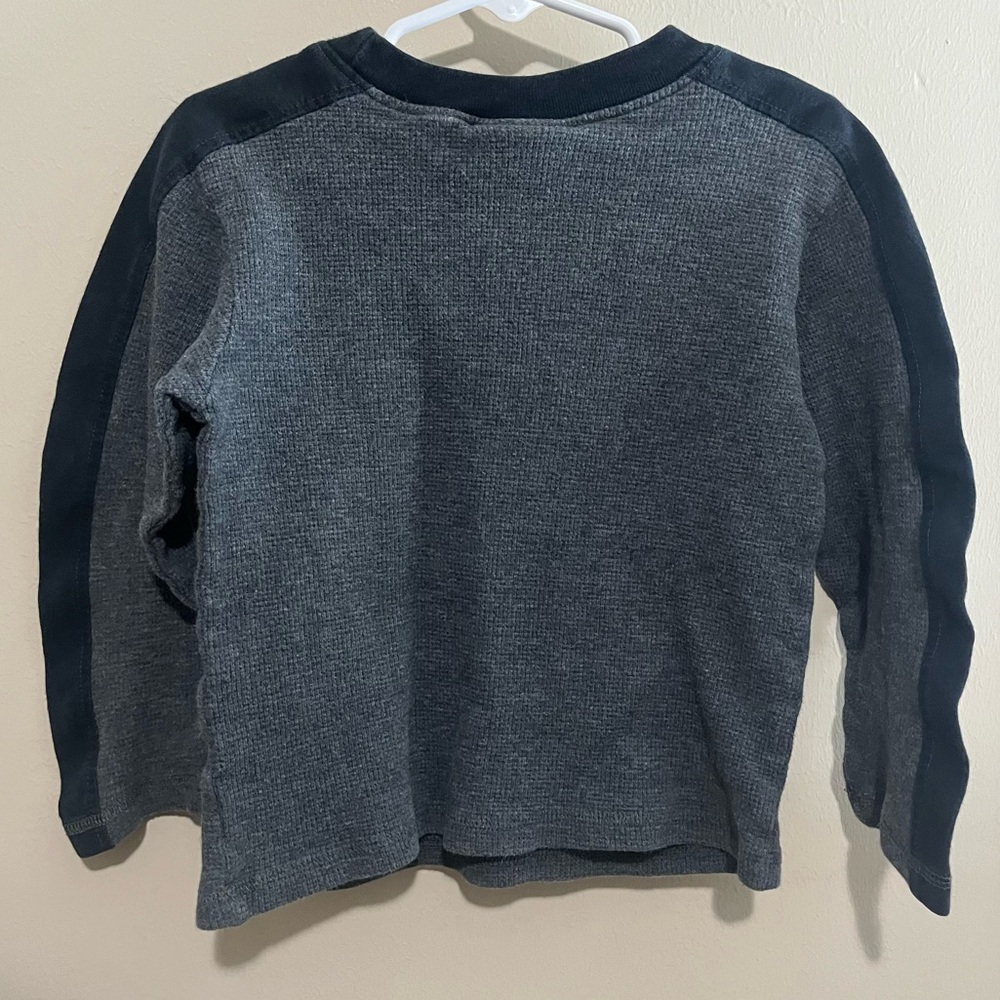 Vintage Harley Davidson Waffle Toddler Long Sleeve Shirt - Picture 6 of 6